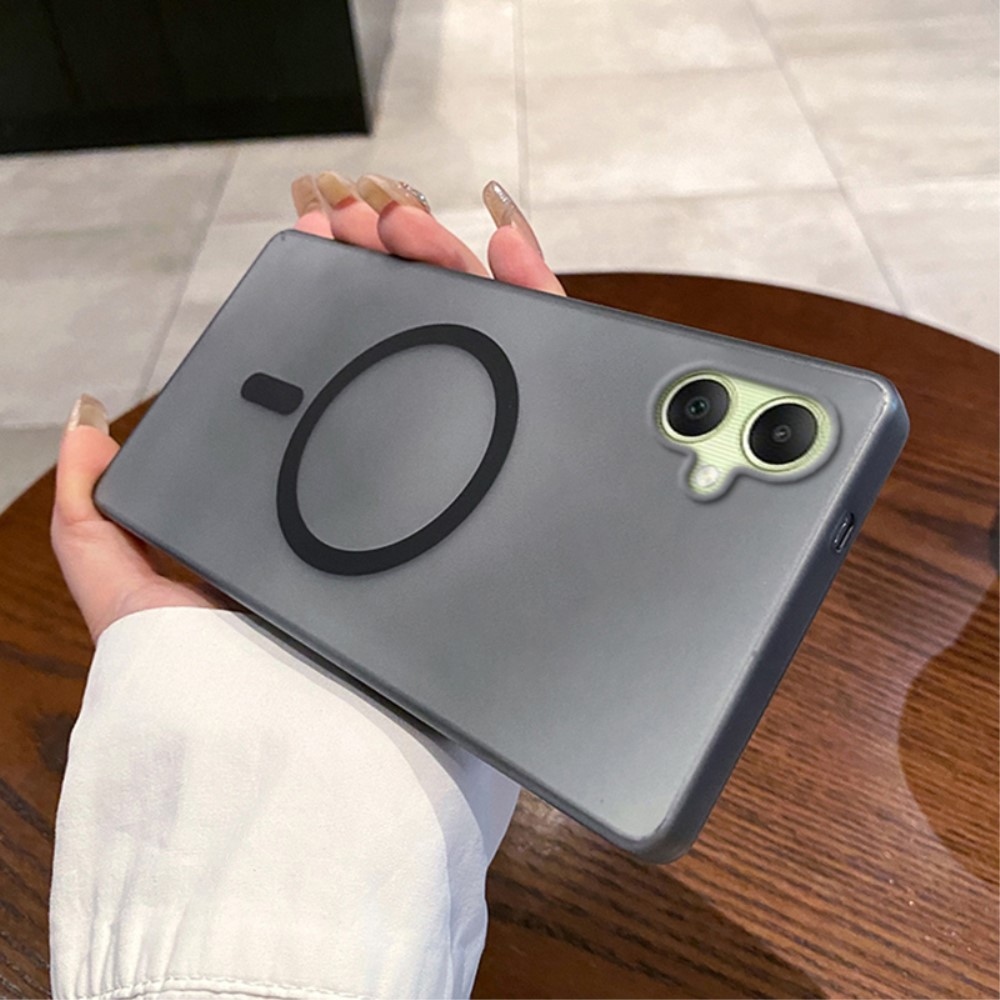 Force műanyag burkolat MagSafe-val a Samsung Galaxy A06 4G készülékre - fekete