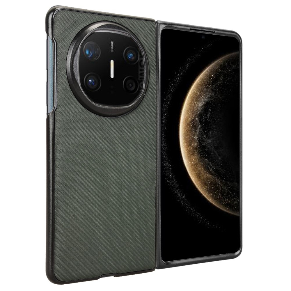 Textúrás műanyag borítás műbőrrel a Huawei Mate X6-on - zöld