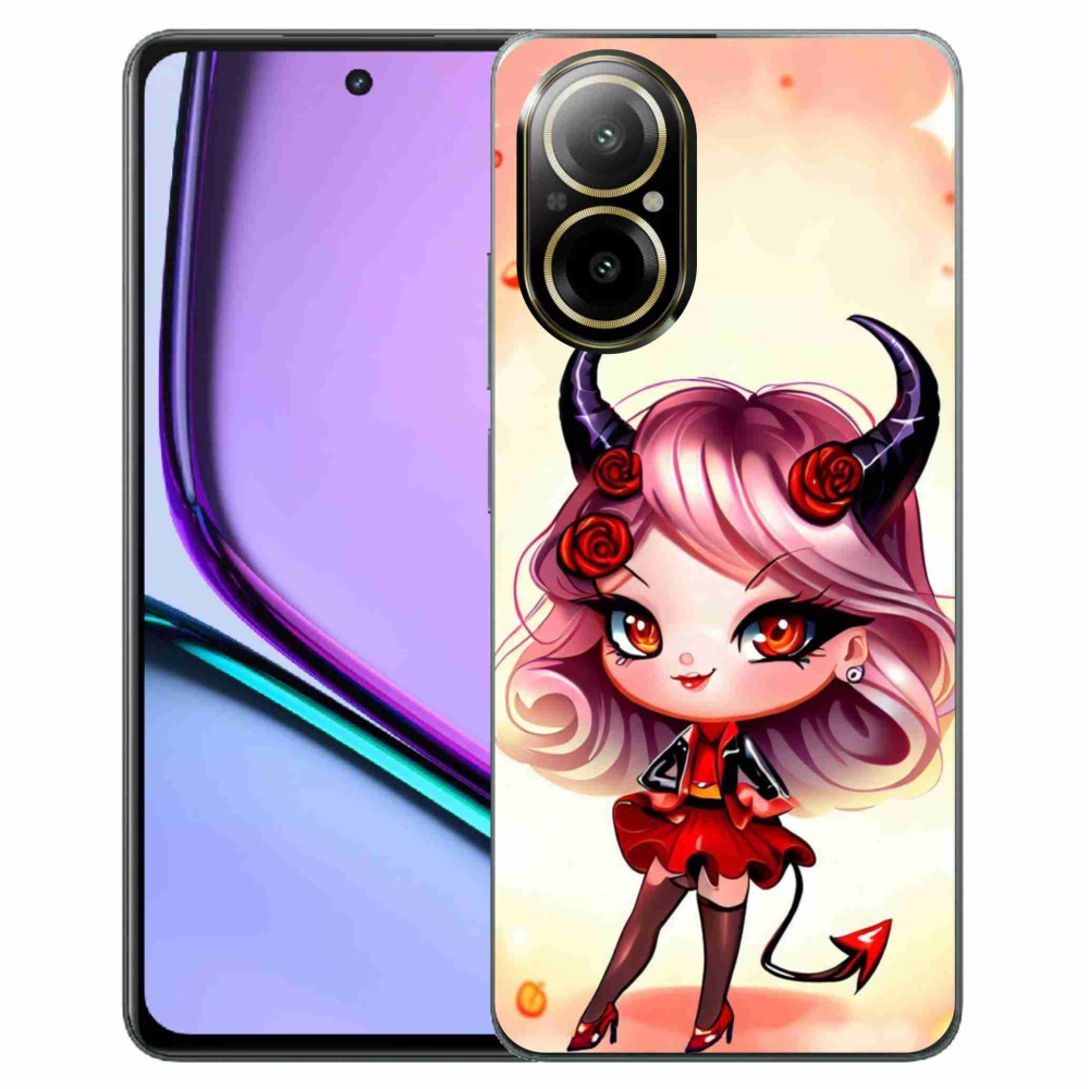 Zselés borító mmCase a Realme C67 készülékhez - rajzfilmördög