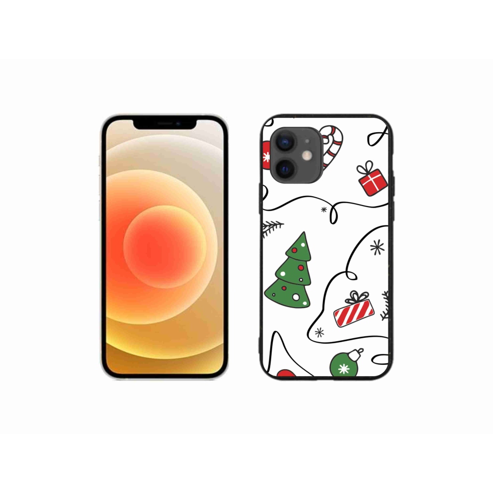 Gél borítás mmCase iPhone 12 mini készülékhez - karácsonyi motívumok