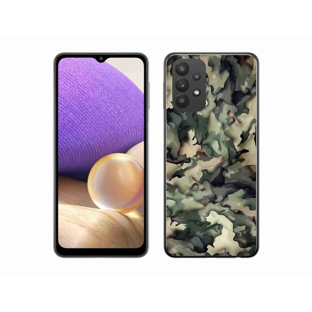 Zselés borítás mmCase Samsung Galaxy A32 5G - terepszínű minta 9