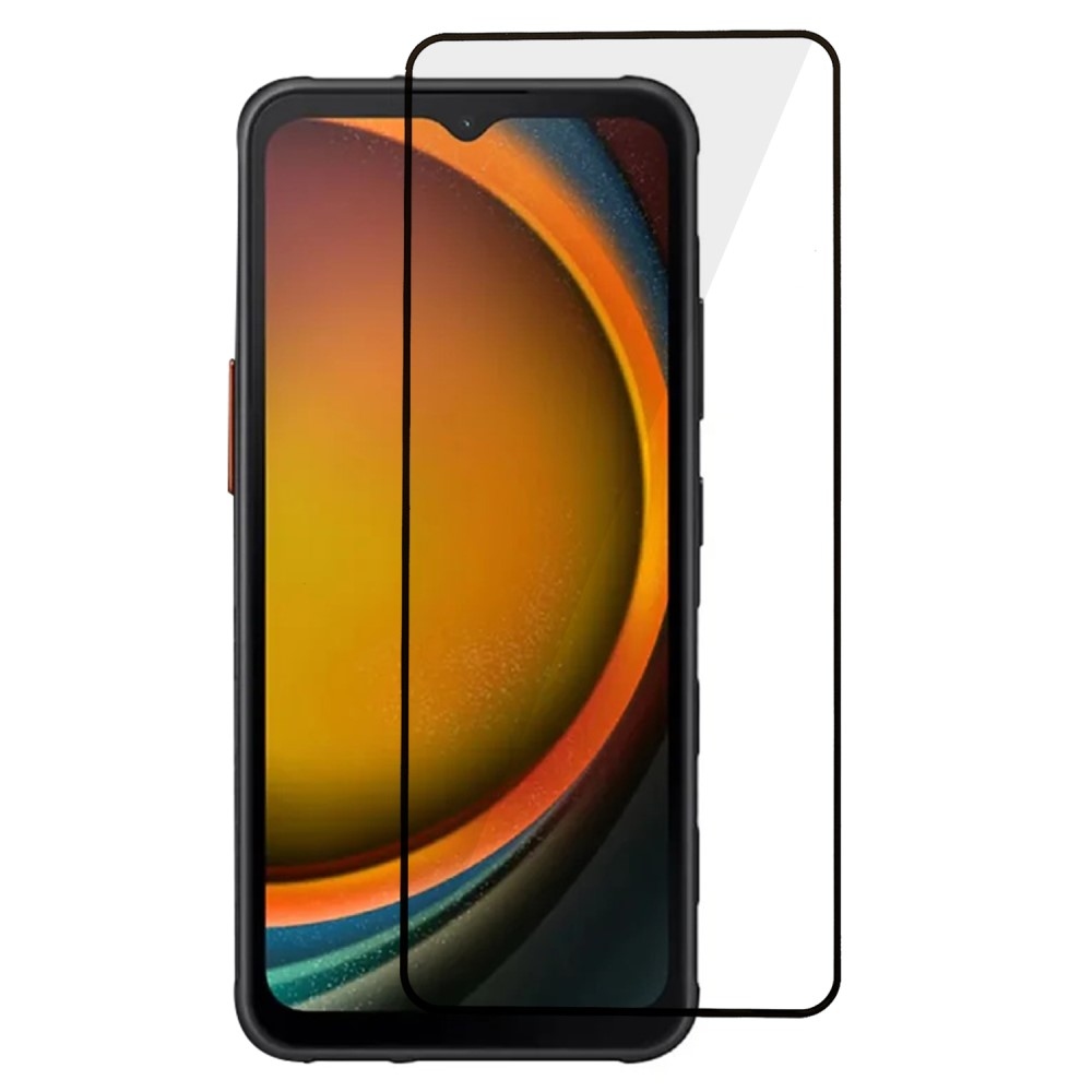Teljes képernyő edzett üveg a Samsung Galaxy Xcover 7 készüléken