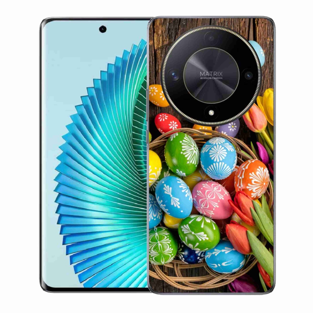 Gél borítás mmCase a Honor Magic 6 Lite 5G számára - Húsvéti tojás