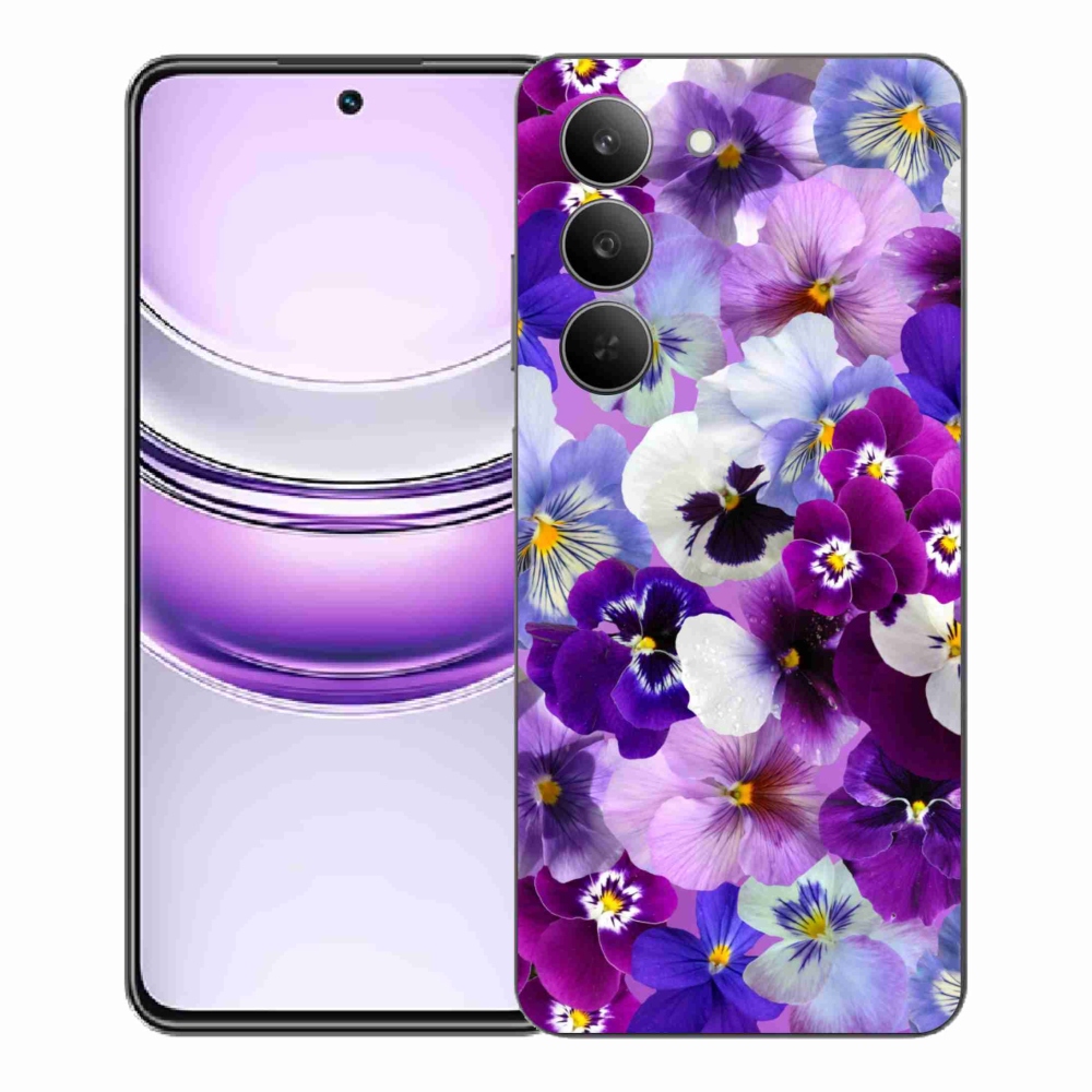 Gél borító mmCase a Realme 14x 5G készülékhez - virágok 9