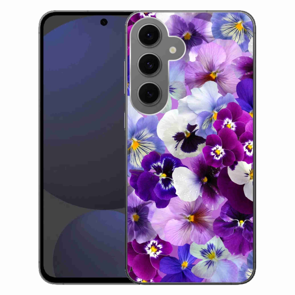 Gél borítás mmCase Samsung Galaxy S24 FE - virágok 9