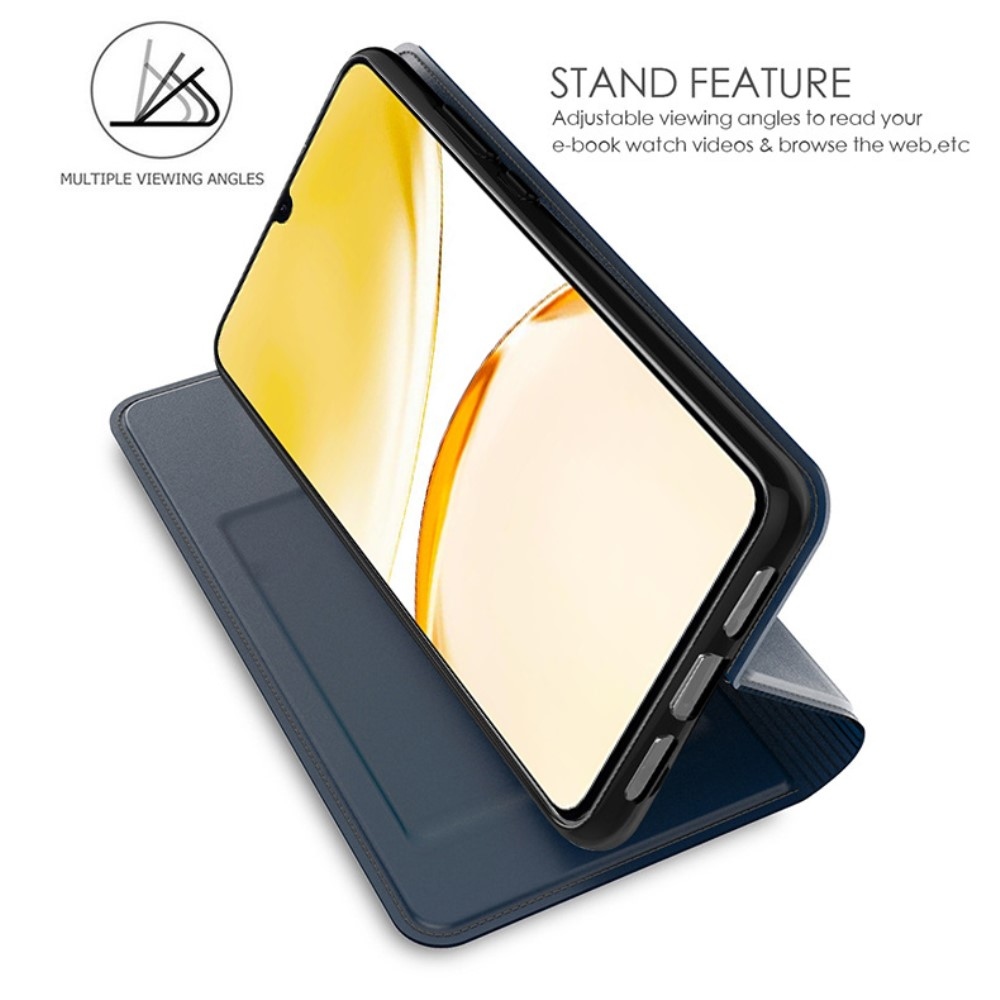 DUX könyvtáska a Realme C51/C53 készülékhez - sötétkék színben