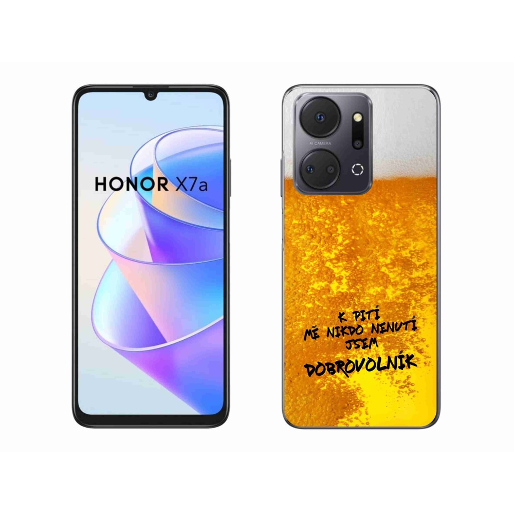 Zselés borítás mmCase a Honor X7a számára - sör motívum 4