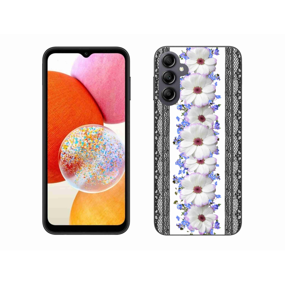 Gél borítás mmCase Samsung Galaxy A14 4G/5G - virágok 8