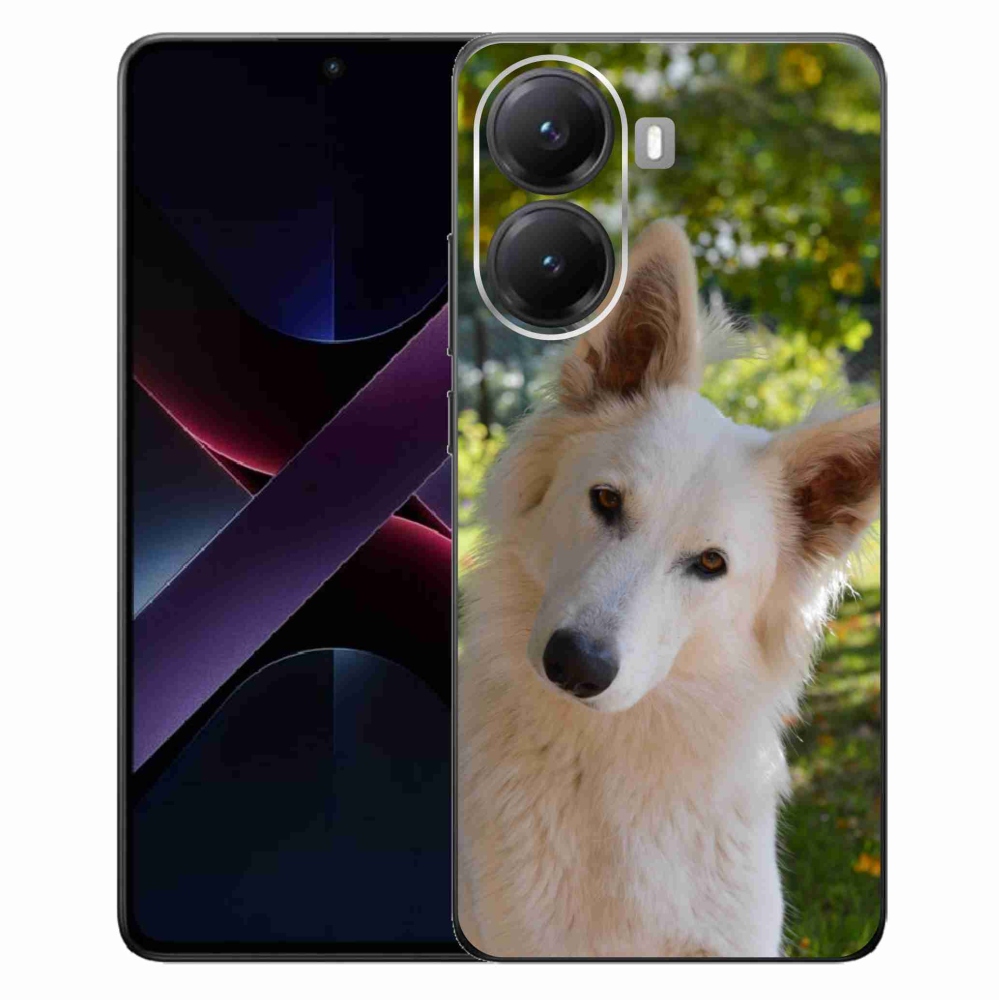 Gél borítás mmCase a Xiaomi Poco X7 Pro 5G-hez - fehér svájci pásztor 1