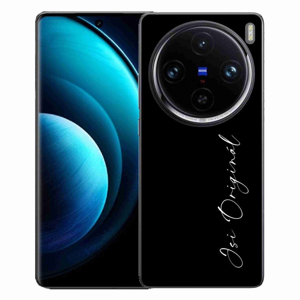 Gél borító mmCase a Vivo X100 Pro 5G-n - te vagy az eredeti fekete háttér