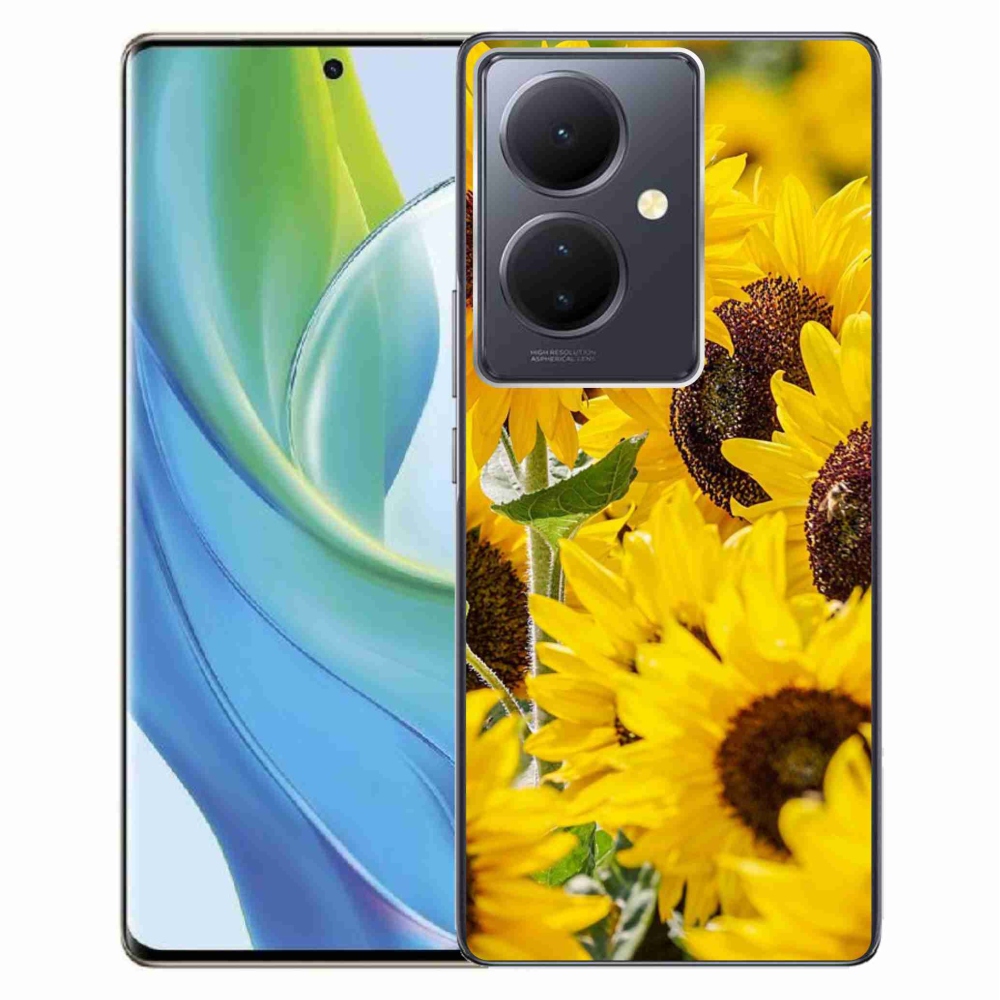 Gél borítás mmCase a Vivo V29 Lite 5G készülékhez - Napraforgó