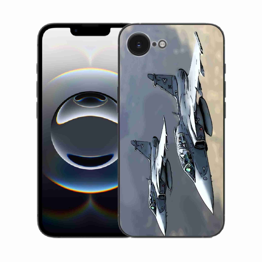 Zselés borítás mmCase iPhone 16e készülékhez - vadászrepülők
