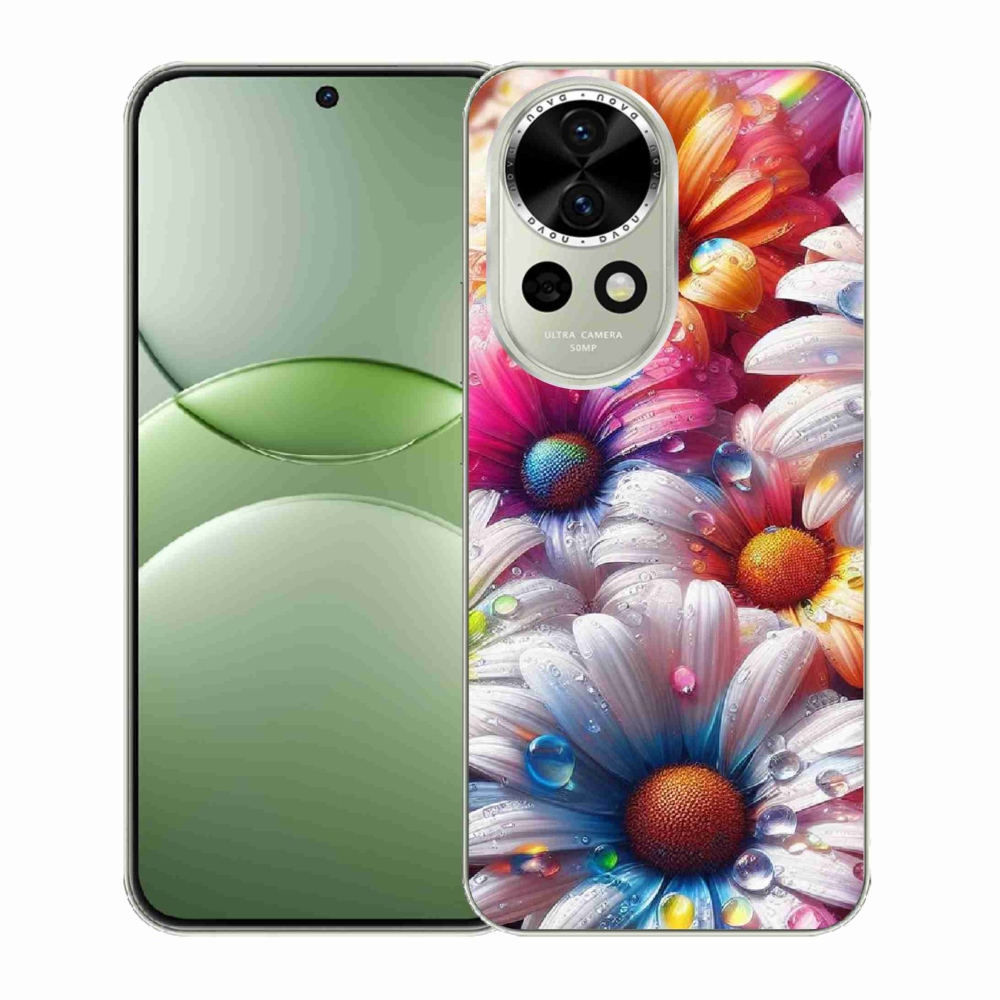 Gél borító mmCase a Huawei Nova 13 5G-n - színes százszorszépek