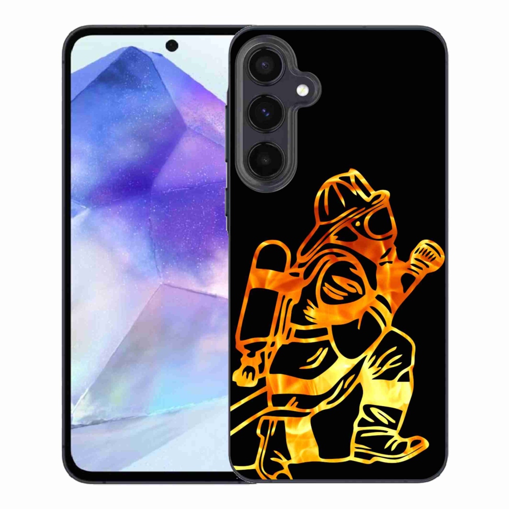 Zselés borítás mmCase Samsung Galaxy A55 5G - tűzoltó 1