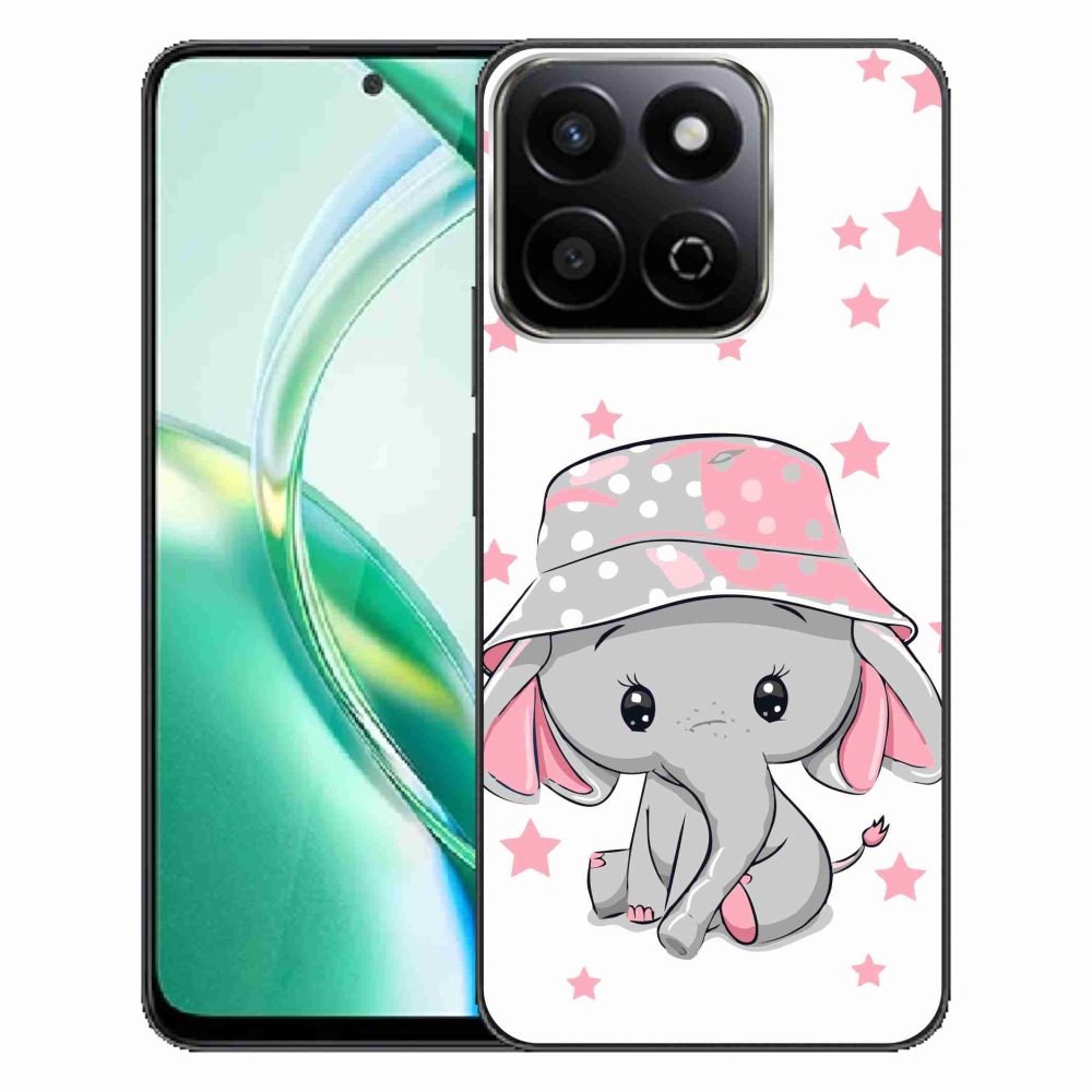 Zselés borító mmCase a Honor 200 Smart 5G készülékhez - rózsaszín elefánt