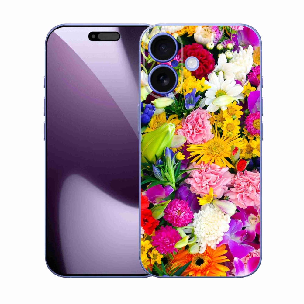 Gél borítás mmCase iPhone 17 - virágok 12