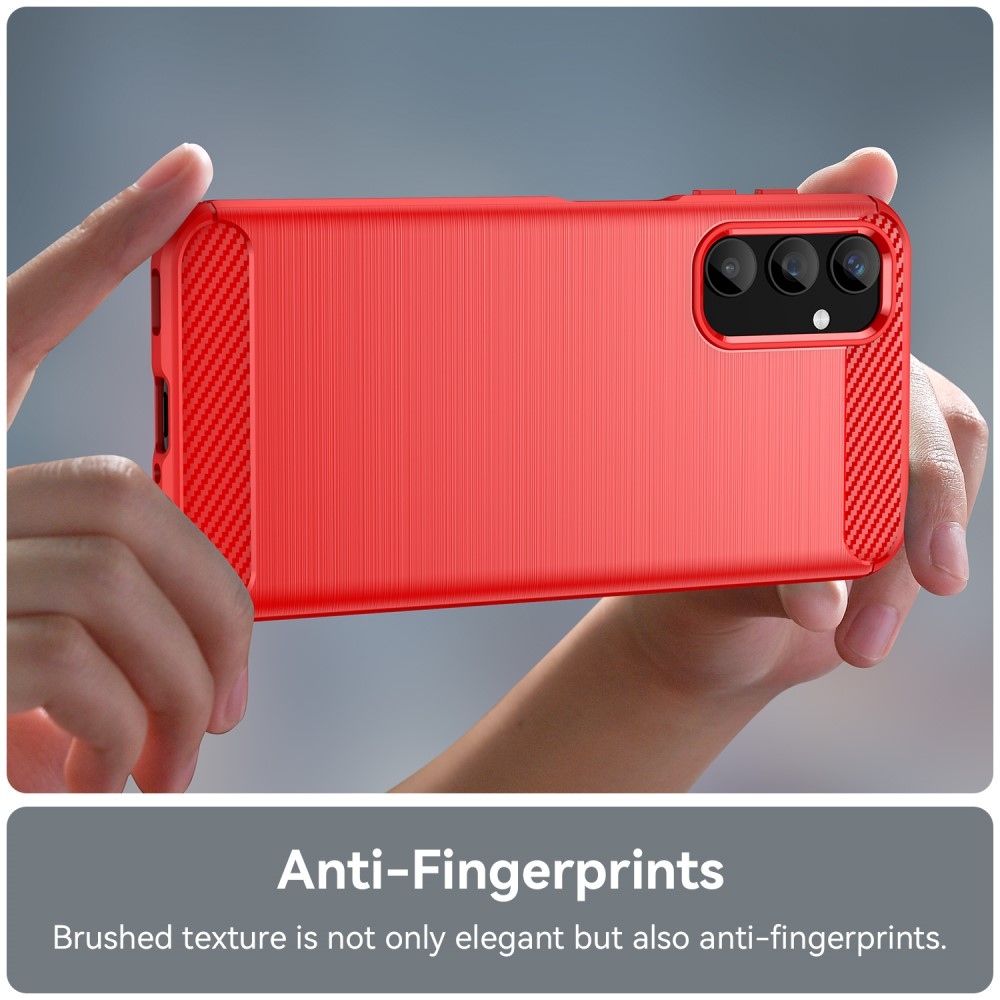 Szénálló zselés tok Samsung Galaxy A25 5G - piros