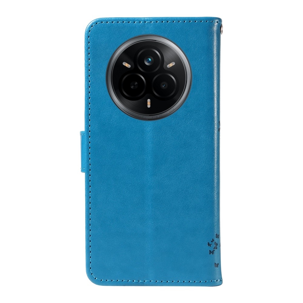 Fák könyvtáska a Realme 14 Pro 5G-hez - kék