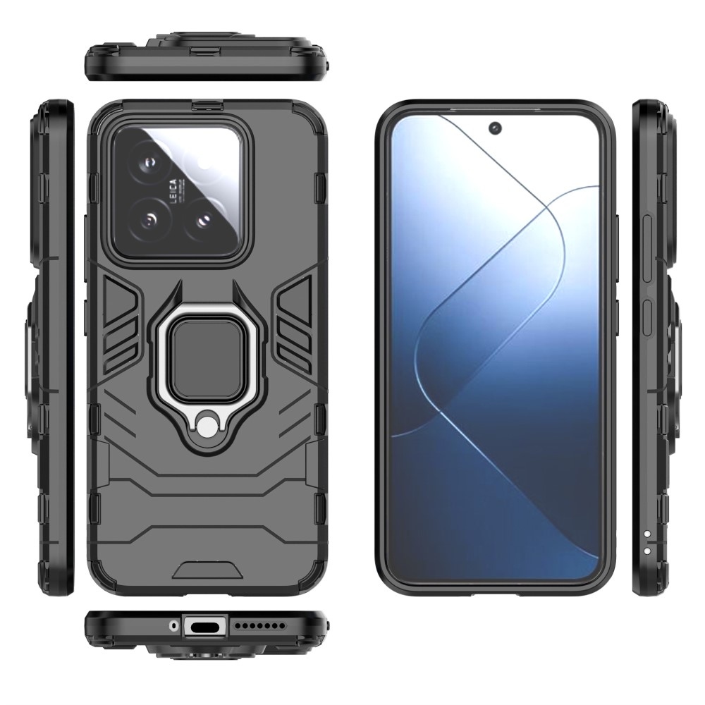 Guardy tartós borító a Xiaomi 14-hez - fekete