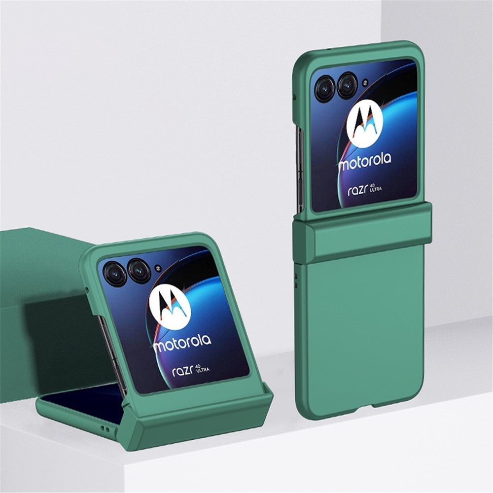 Kemény műanyag borítás Motorola Razr 40 Ultra 5G készülékhez - sötétzöld