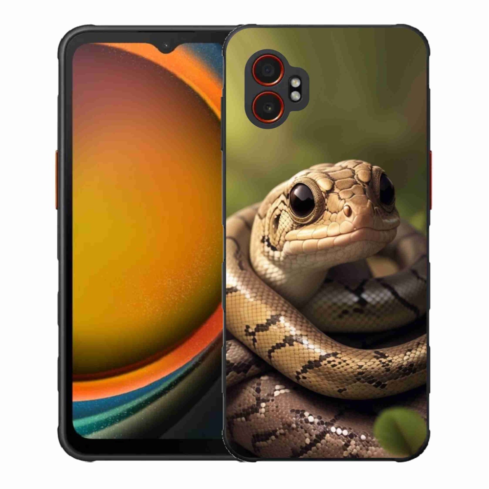 Gél védőburkolat mmCase Samsung Galaxy Xcover 7 Pro - kígyó 1