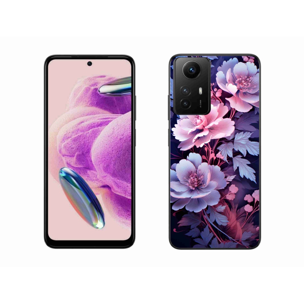 Gél borító mmCase a Xiaomi Redmi Note 12S-hez - virágok 11
