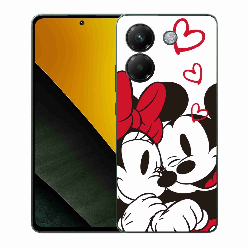 Gél borítás mmCase a Xiaomi Poco M7 Pro 5G-hez - minnie és mickey