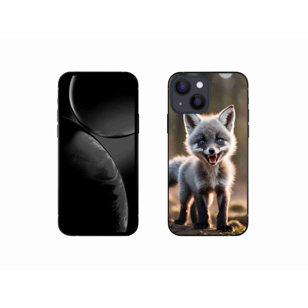 Zselés borítás mmCase iPhone 13 mini készülékhez - angry fox
