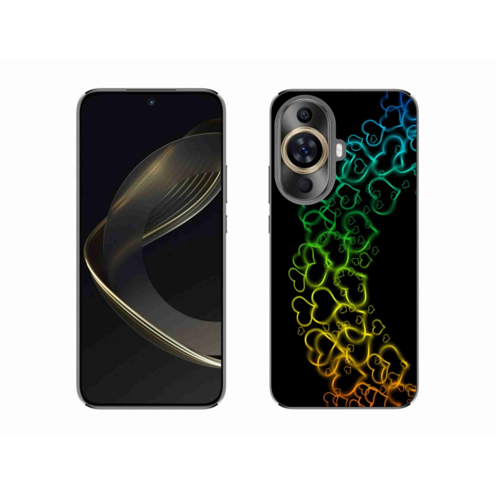 Gél borító mmCase a Huawei Nova 11 készülékhez - színes szívek