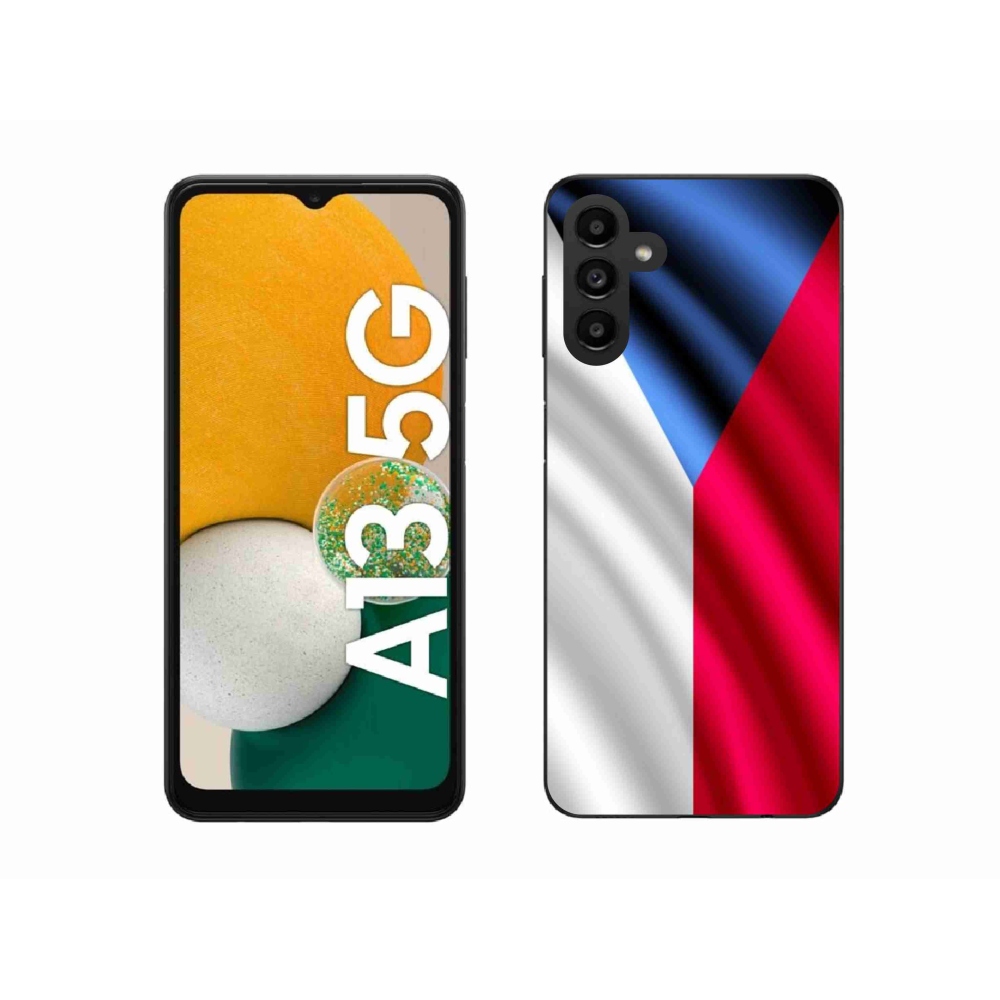 Zselés borítás mmCase Samsung Galaxy A13 5G - cseh zászlóhoz