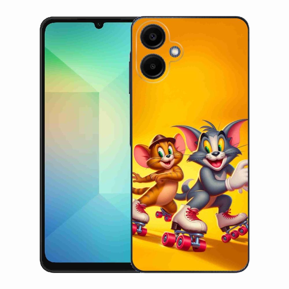 Gél védőhuzat mmCase Samsung Galaxy A06 4G - tom and jerry