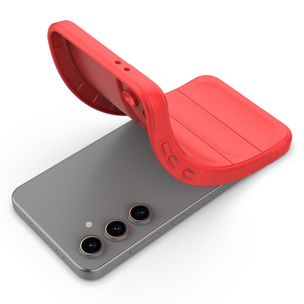 Rugg tartós zselés tok Samsung Galaxy S24 FE készülékhez - piros