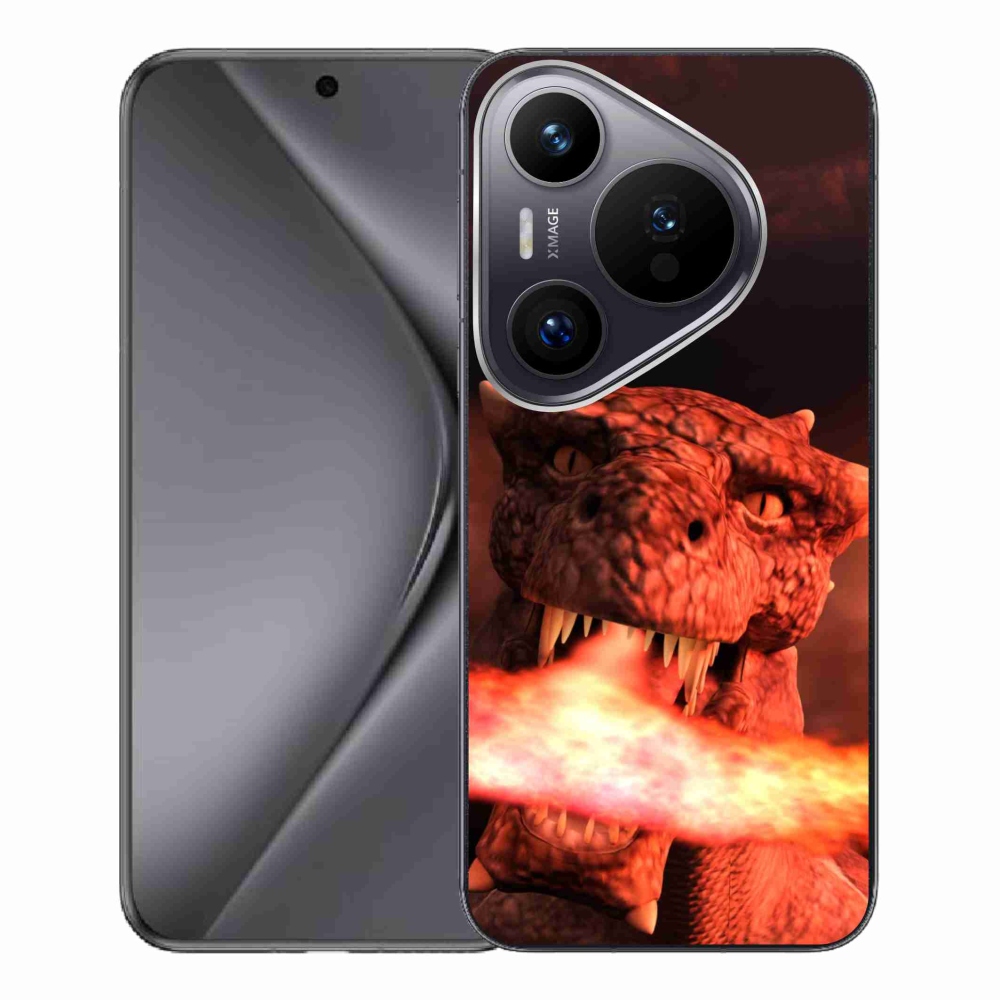 Zselés borítás mmCase a Huawei Pura 70 Pro készülékhez - sárkány