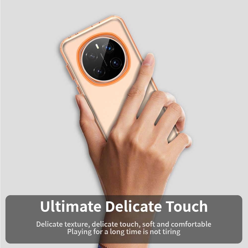 Candy matt zselés tok a Honor Magic 7 Pro 5G készülékhez - narancssárga színű