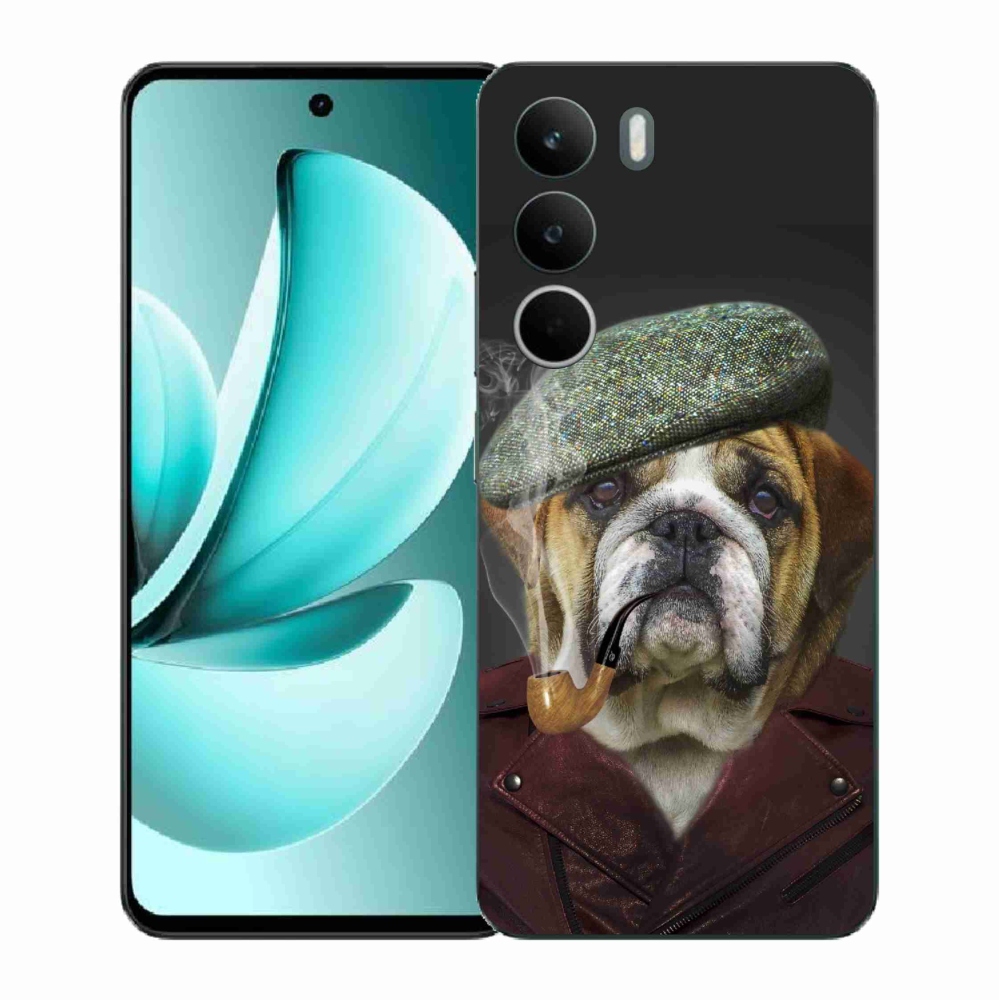 Zselés borítás mmCase a Realme C71-hez - kutya csővel