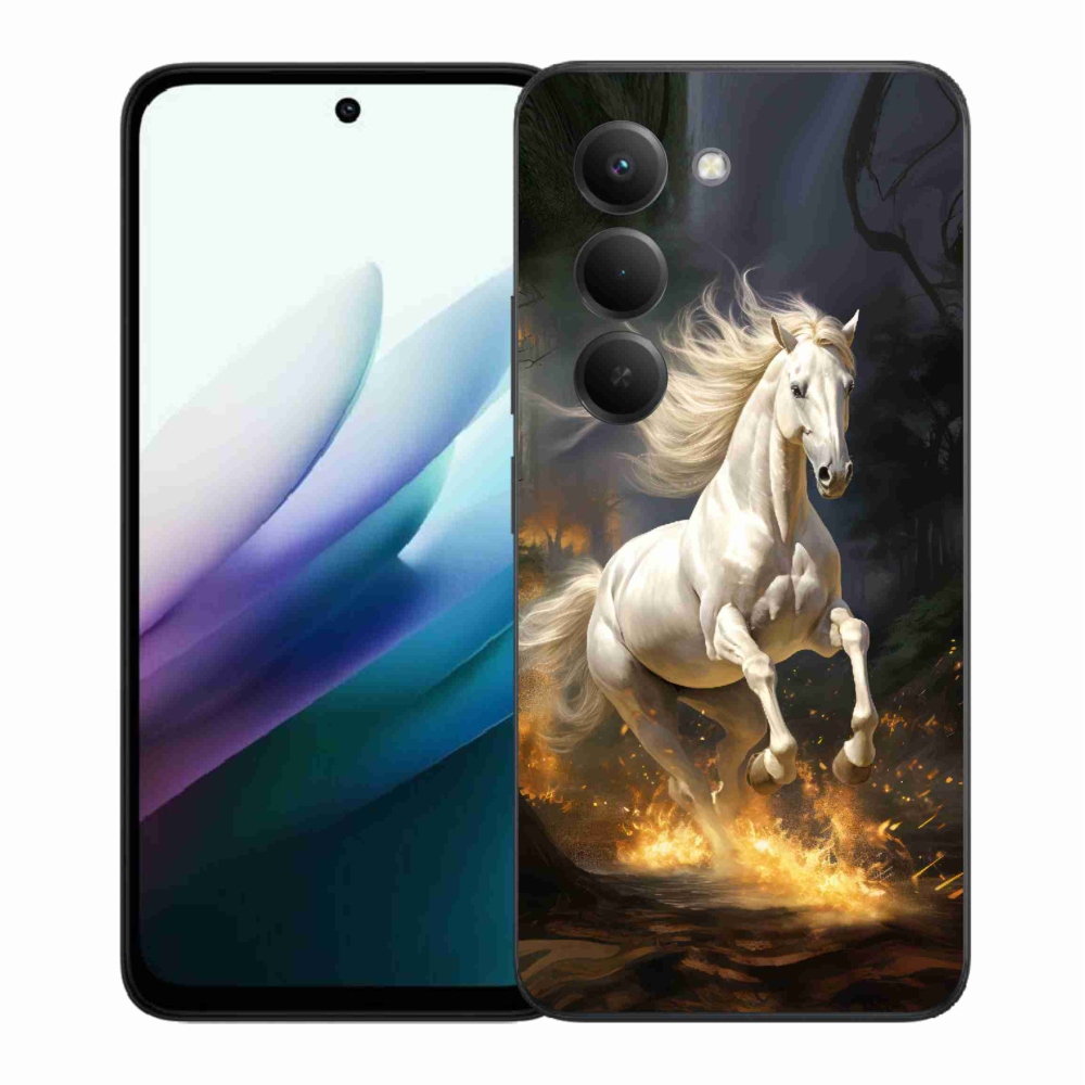 Gél borítás mmCase a Xiaomi Redmi 15 4G/5G (171mm) - fehér ló 2