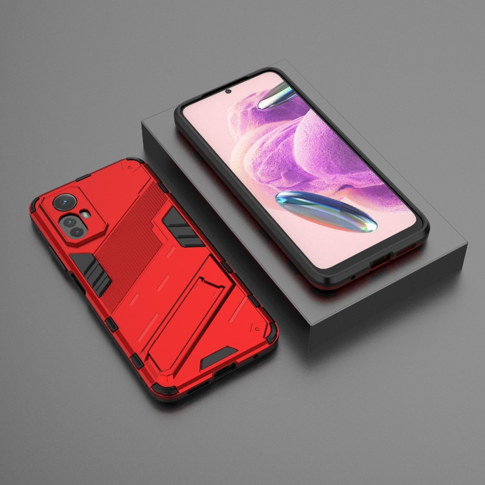 Tartós borítás Xiaomi Redmi Note 12S készülékhez - piros