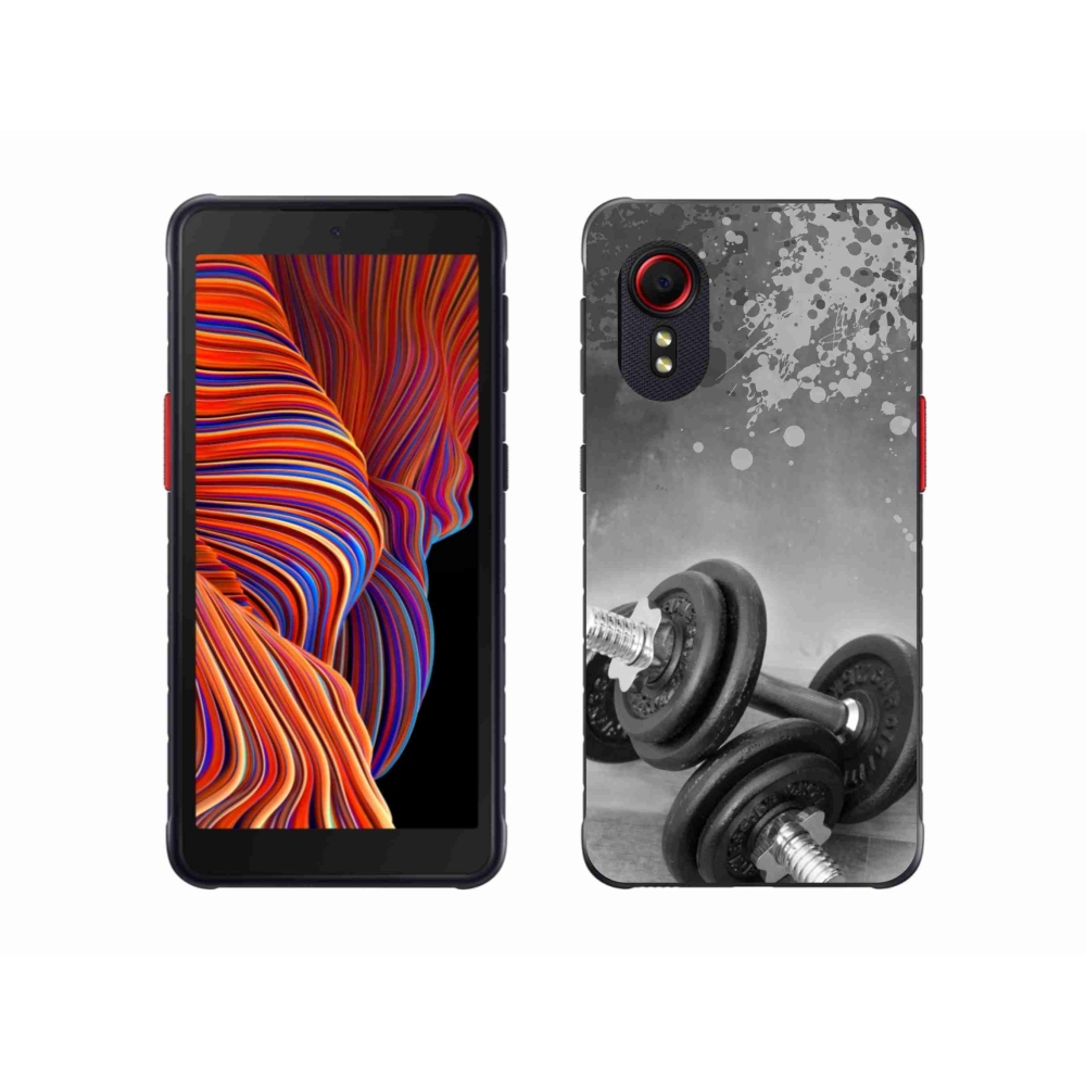 Gél borítás mmCase Samsung Galaxy Xcover 5 - súlyzók 1