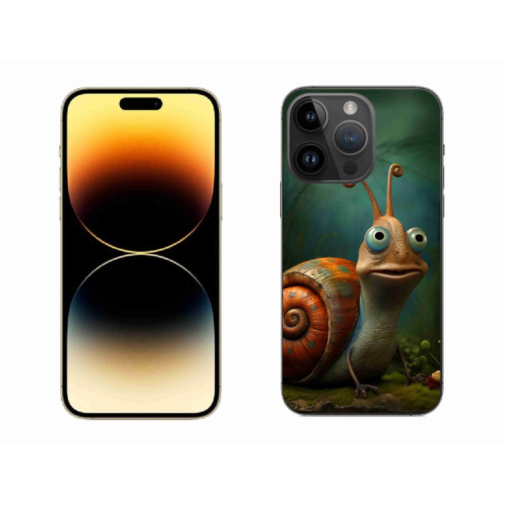 Zselés borítás mmCase iPhone 14 Pro Max készülékhez - csiga