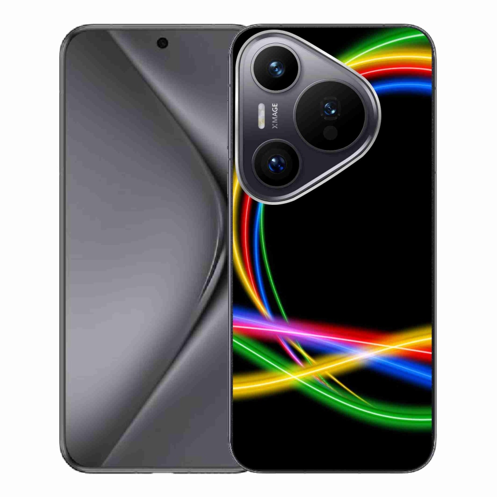 Gél tok mmCase a Huawei Pura 70 Pro számára - neon körök