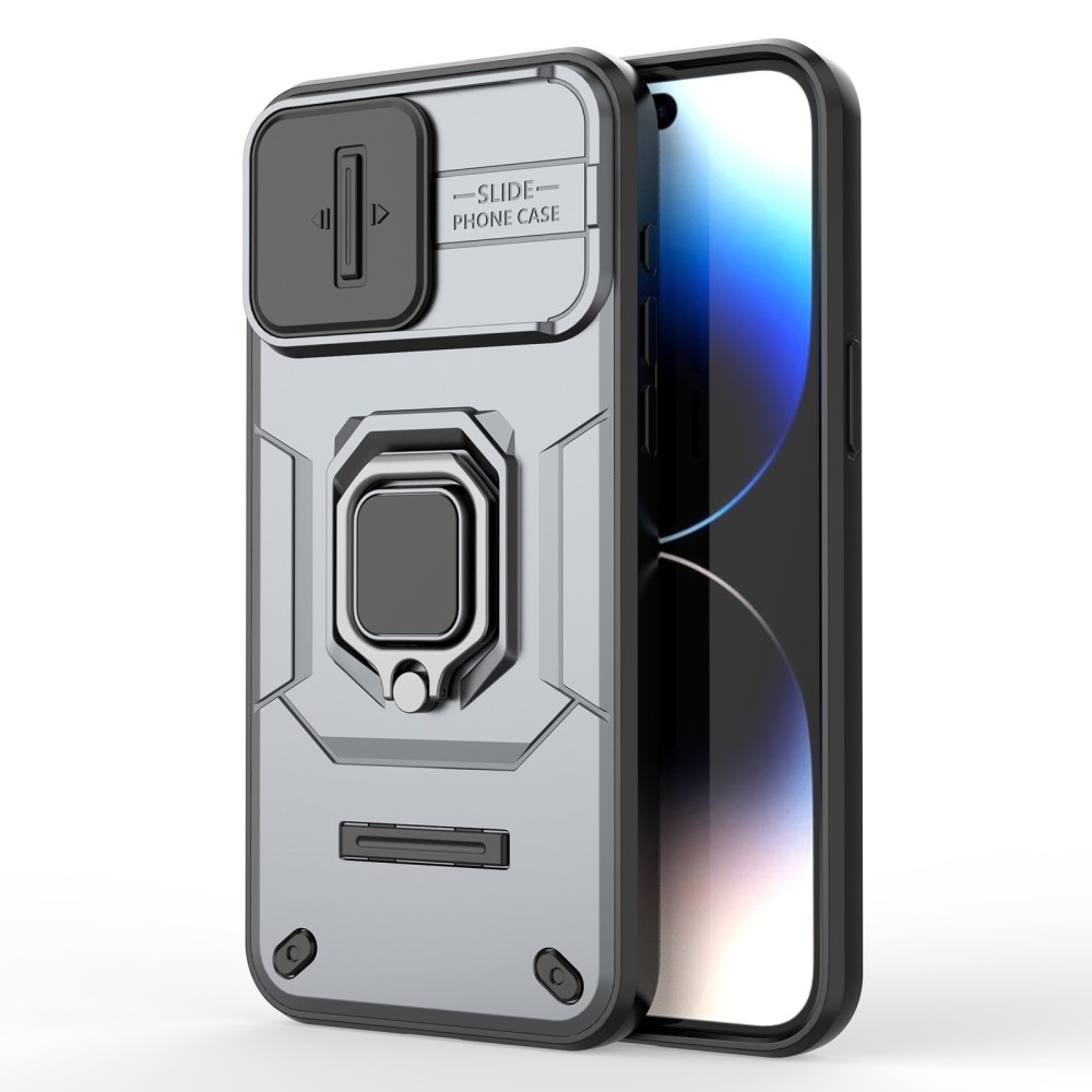 Ütésálló borítás iPhone 15 Pro készülékhez - szürke