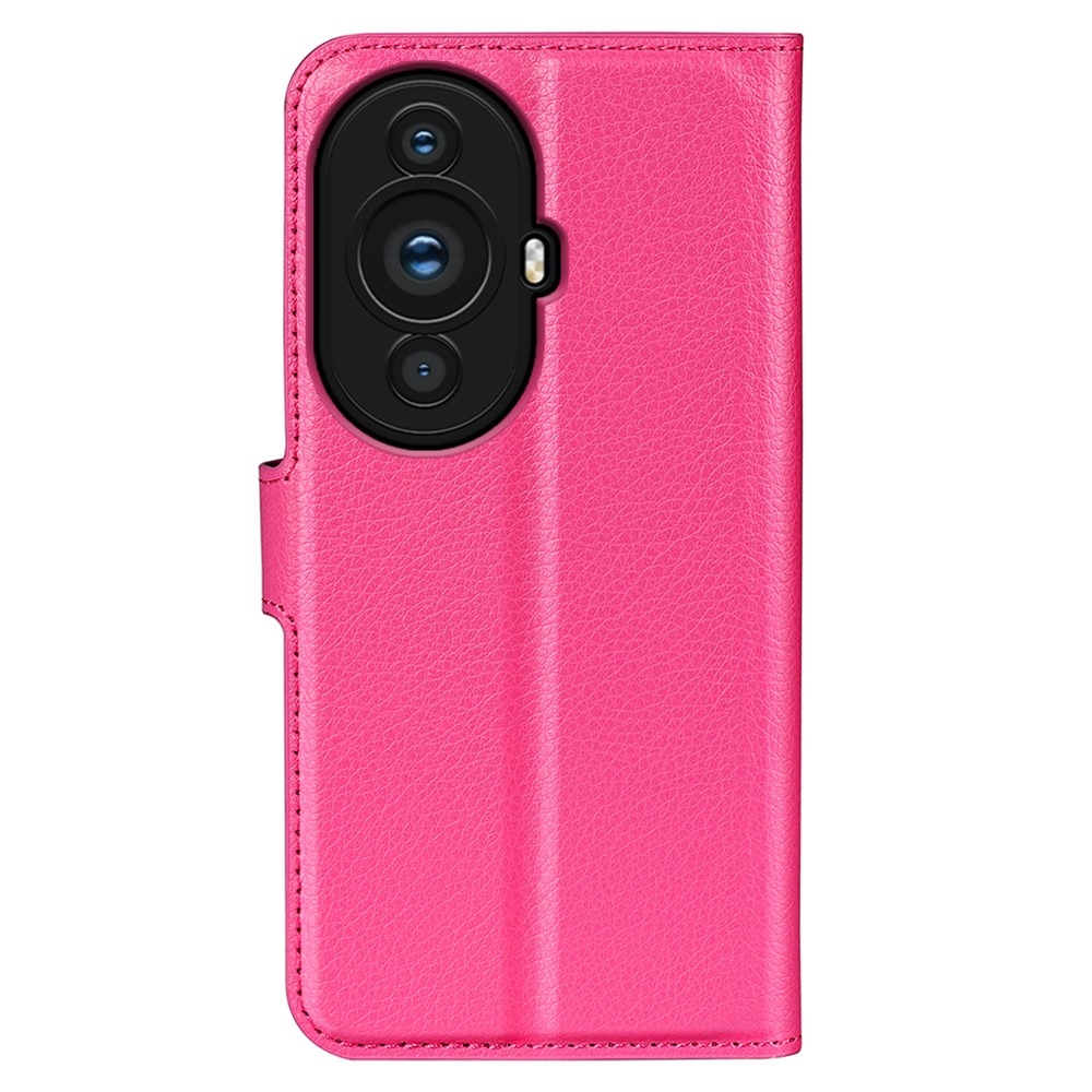 Litchi könyv tok a Huawei Nova 11-hez - rózsaszínű