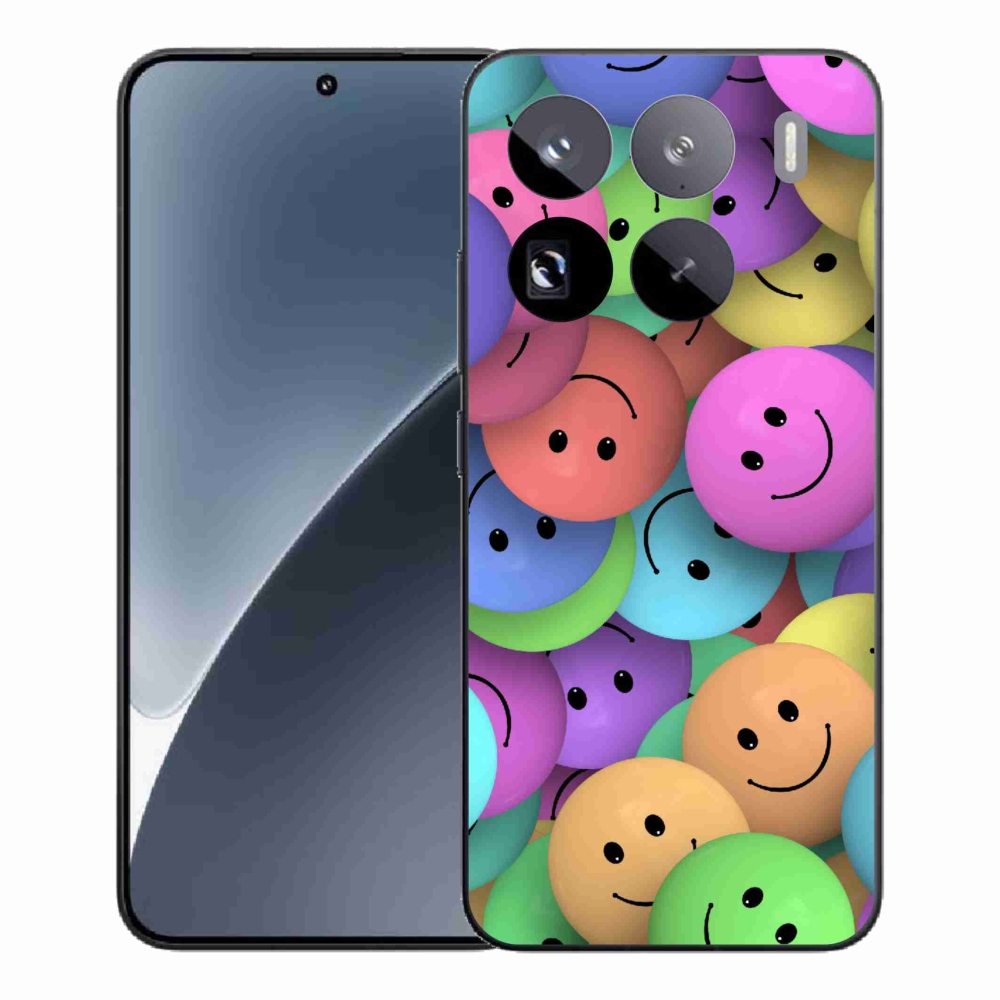 Gél borító mmCase a Xiaomi 15 Pro-hoz - színes smiley-k