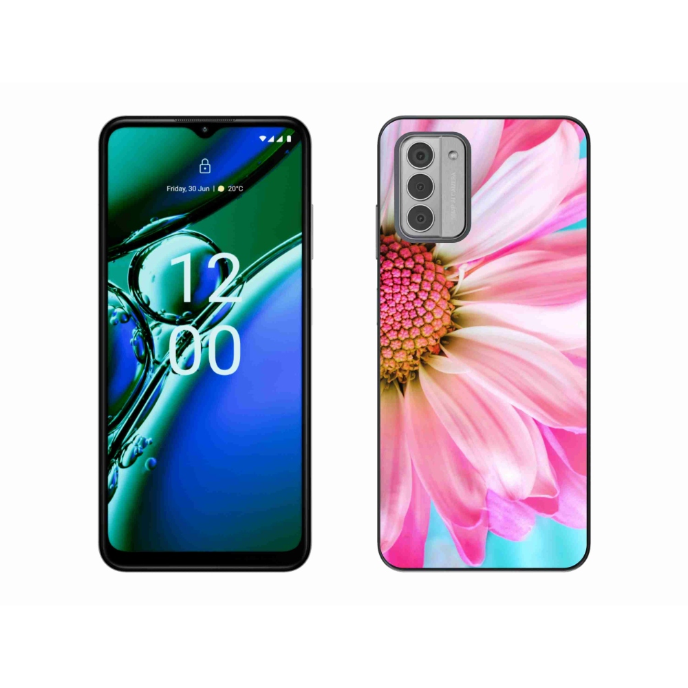 Zselés borítás mmCase a Nokia G42 készülékhez - rózsaszín virág