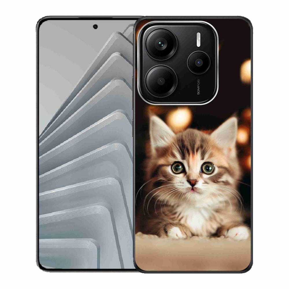 Gél borítás mmCase a Xiaomi Redmi Note 14 5G-hez - aranyos cica 2