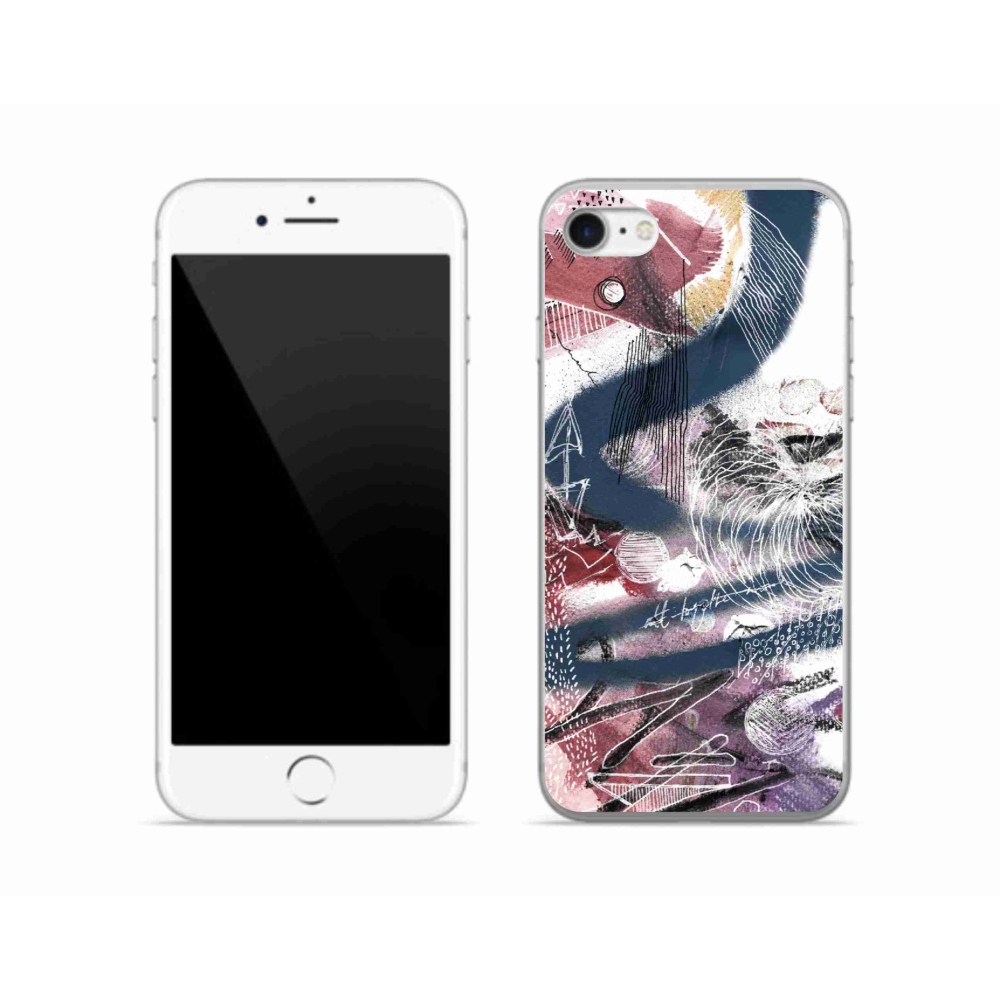 Gél borítás mmCase iPhone SE (2020) - absztrakt motívum 28