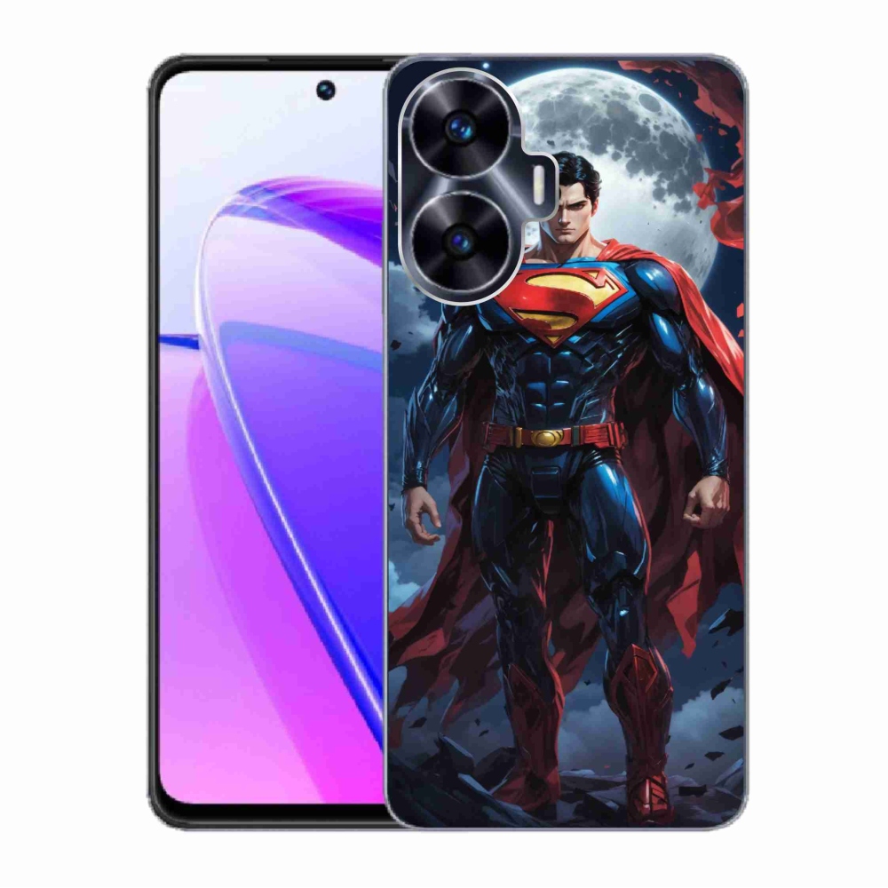 Gél borító mmCase a Realme C55 készülékhez - superman