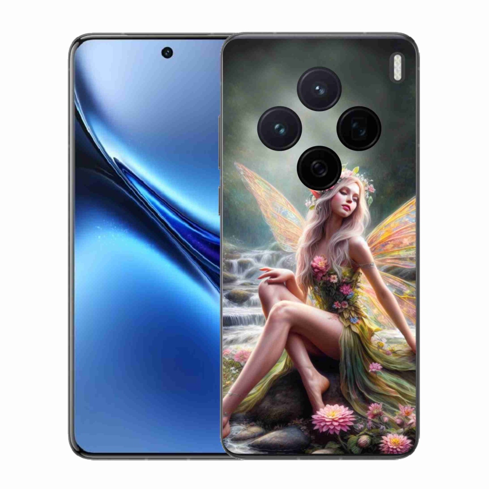 Zselés borítás mmCase Vivo X200 5G - pillangó nőhöz 1