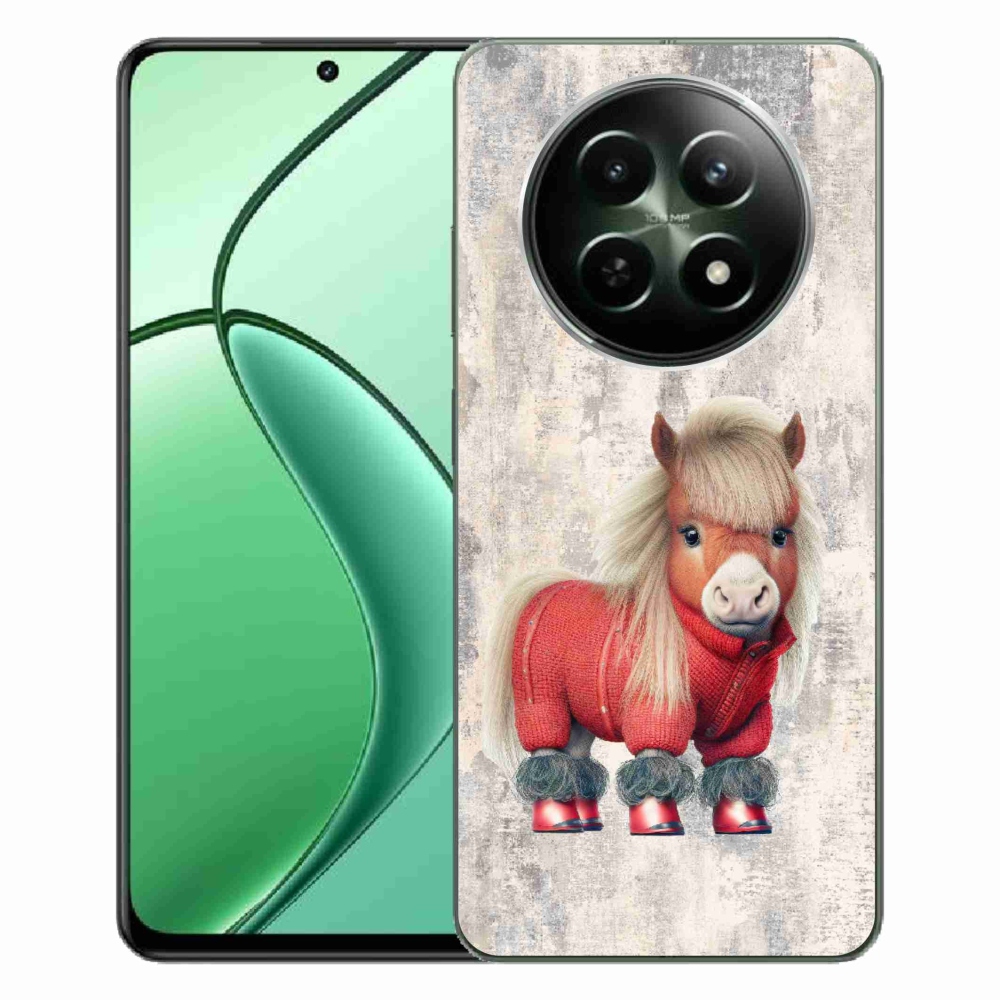Zselés borítás mmCase a Realme 12 5G/12x 5G - póni pulóverben