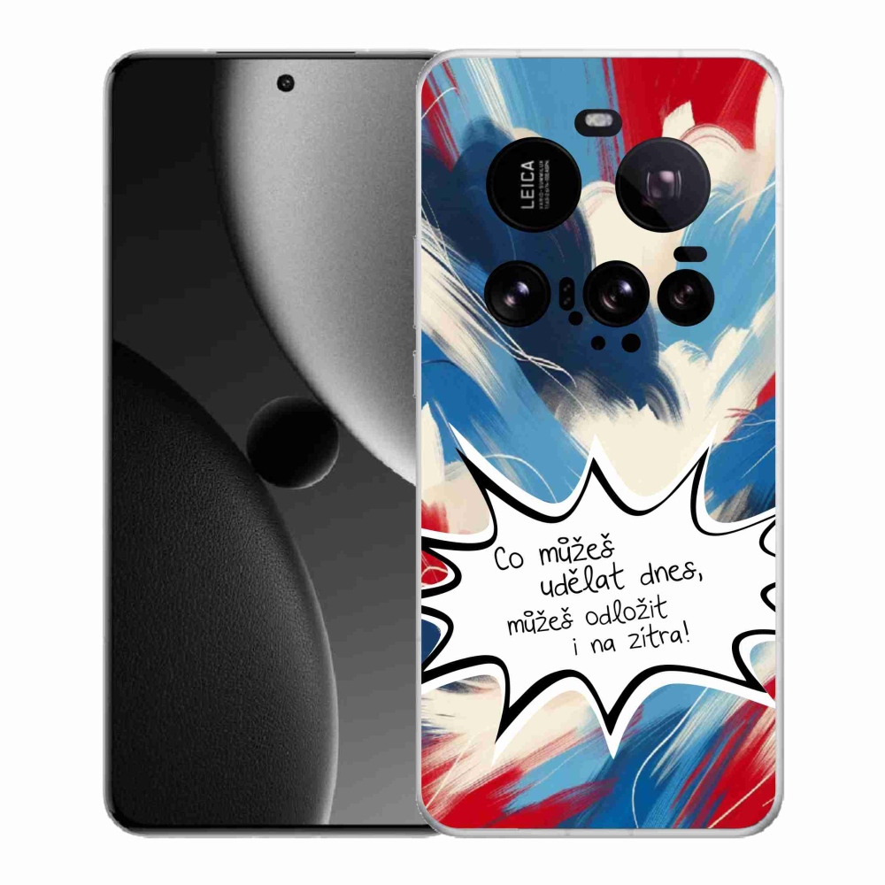 Gél borító mmCase a Xiaomi 15 Ultra készülékhez - vicces szöveg 9 fehér háttér